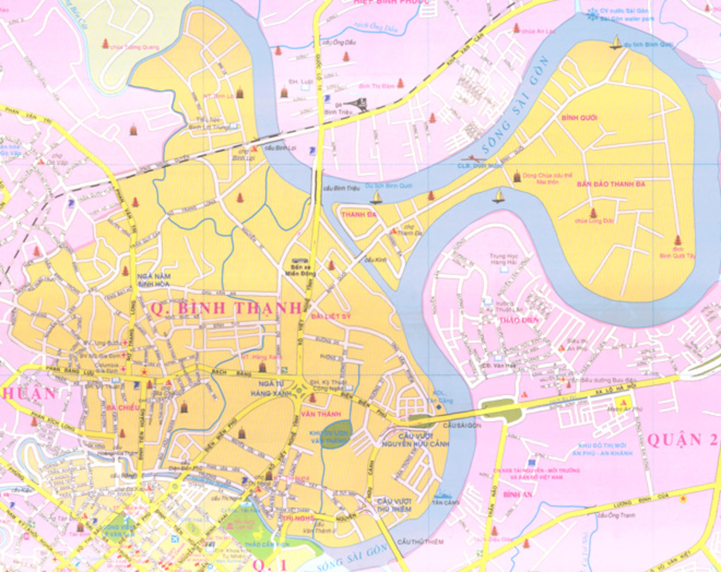 Bản đồ Quận Bình Thạnh TPHCM