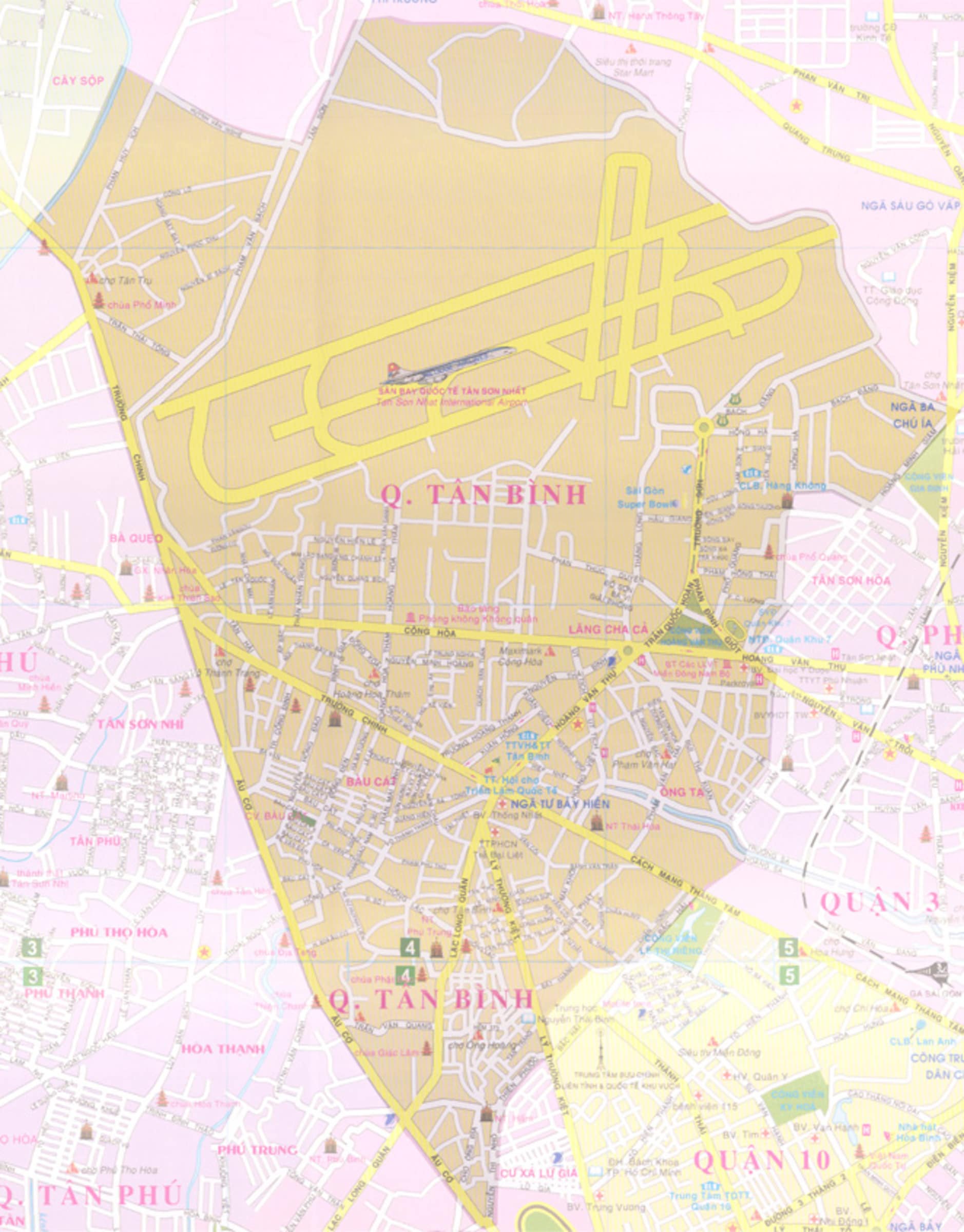 Bản đồ Quận Tân Bình TPHCM
